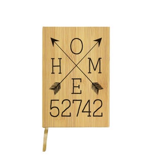 Personalized Zip Home Arrows Journal